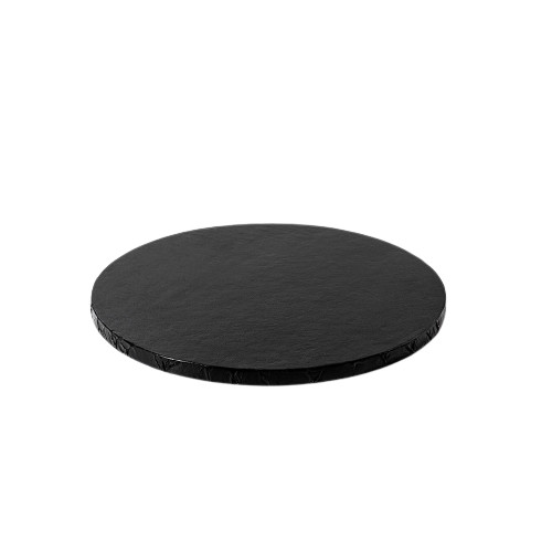 Platforma tort rotunda neagra Ø23xH1,2 cm GustaPro