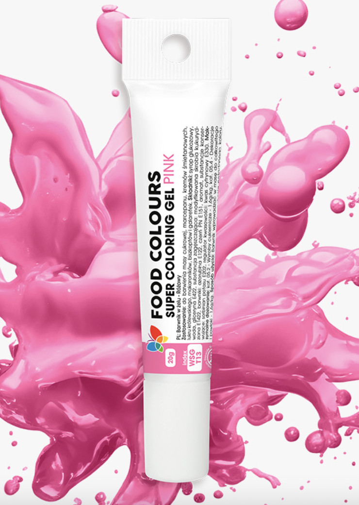 Colorant alimentar in gel, 20g roz WSG-T13 21 Food colours