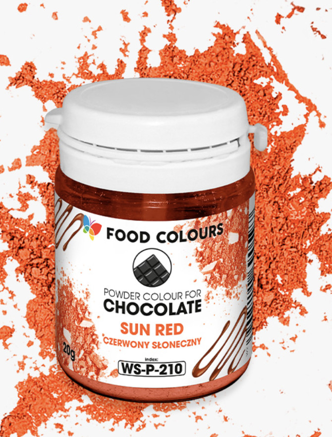 Colorant alimentar praf liposolubil rosu de soare, 20g WS-P-210 21 Food colours