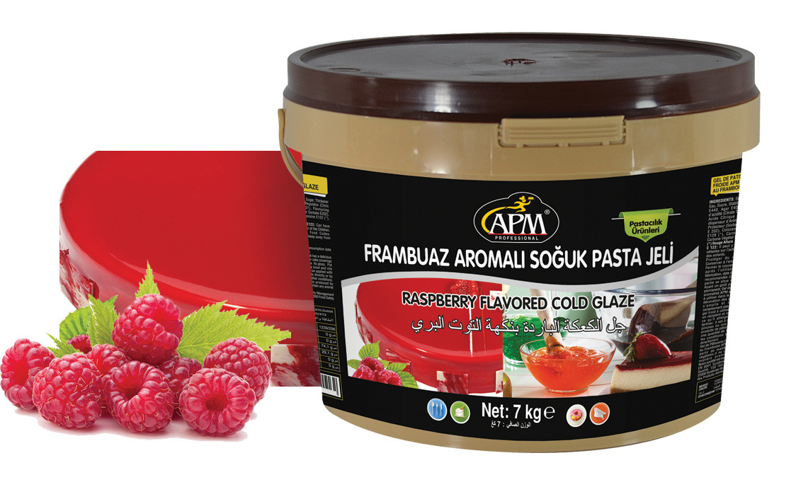 Glazura oglinda la rece cu aroma de zmeura, 1kg  APM