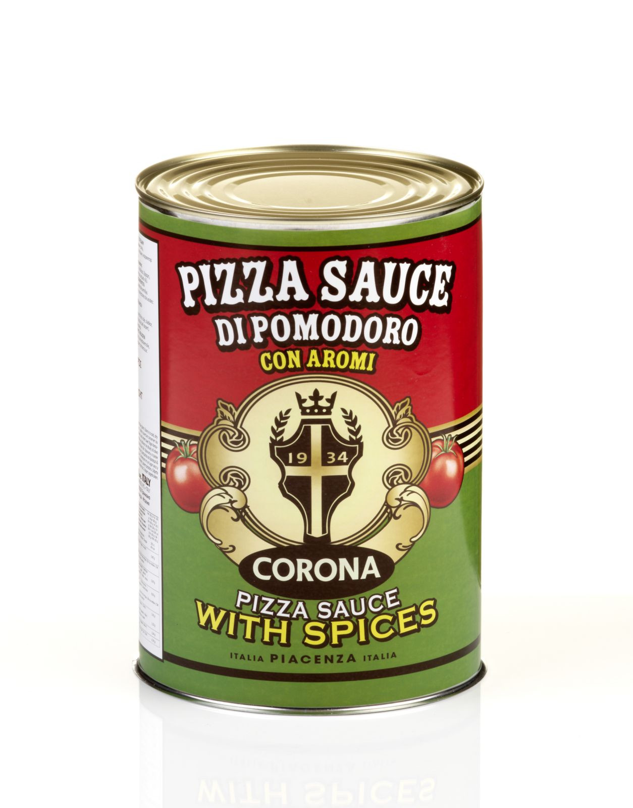 Sos cu condimente pentru pizza, 12-14 Brix, 4,1 kg Corona, Steriltom