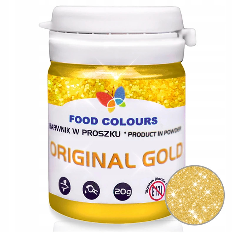 Colorant alimentar original gold, 20g WS-P-157 21 Food colours