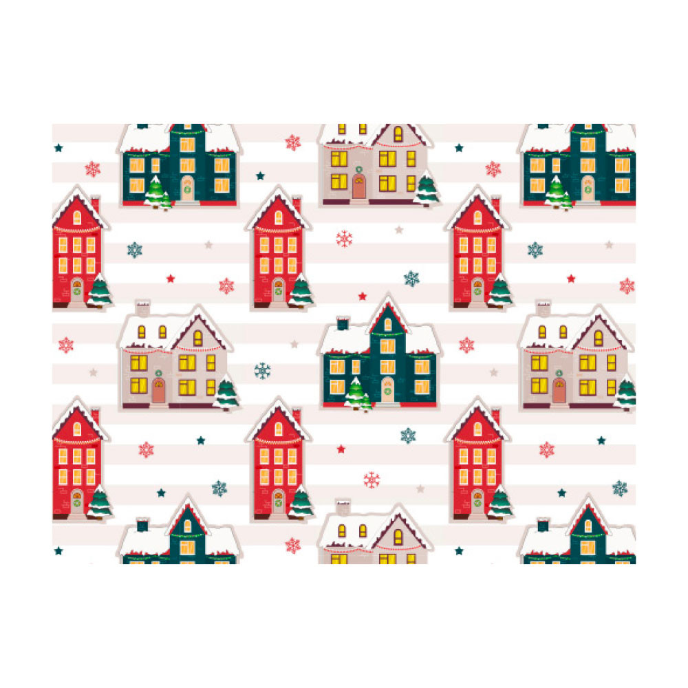 Cutie pentru prajituri de Craciun, 18x13x7 cm 0346071 Decora