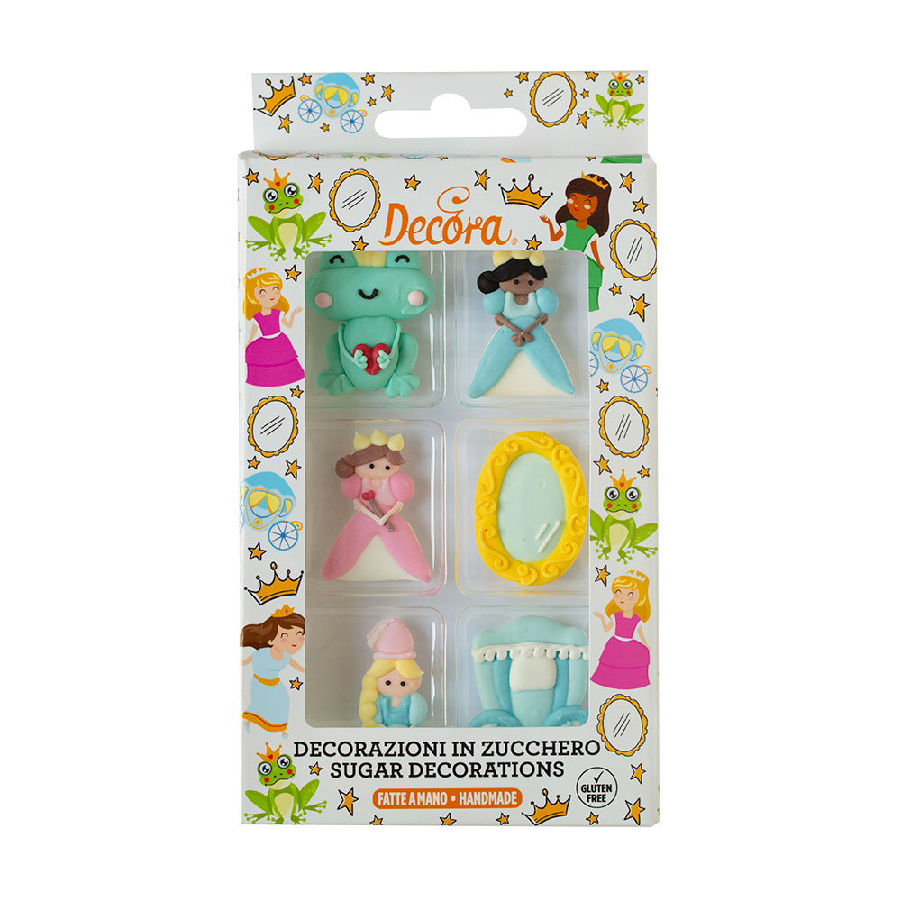 Decoratiuni din zahar Printul Broscoi, set 6 buc. 0500446 Decora