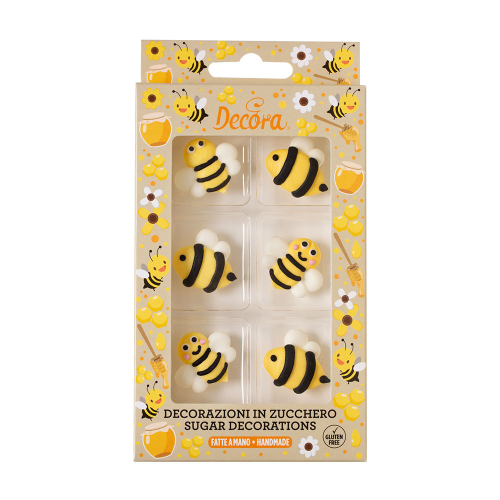 Decoratiuni din zahar Albine, set 6 buc. 0500462 Decora