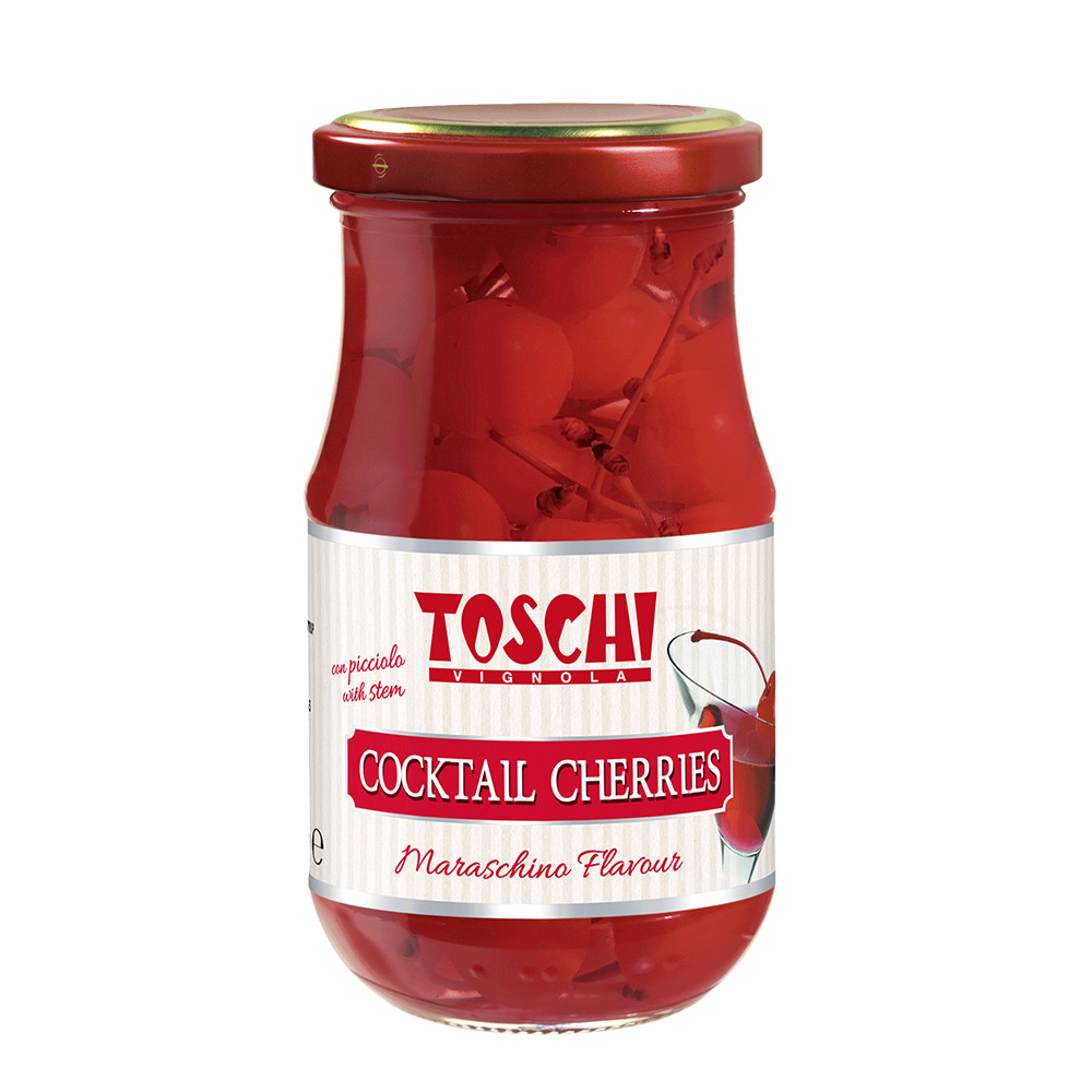 Cirese Cocktail rosii, 410g N66 Toschi