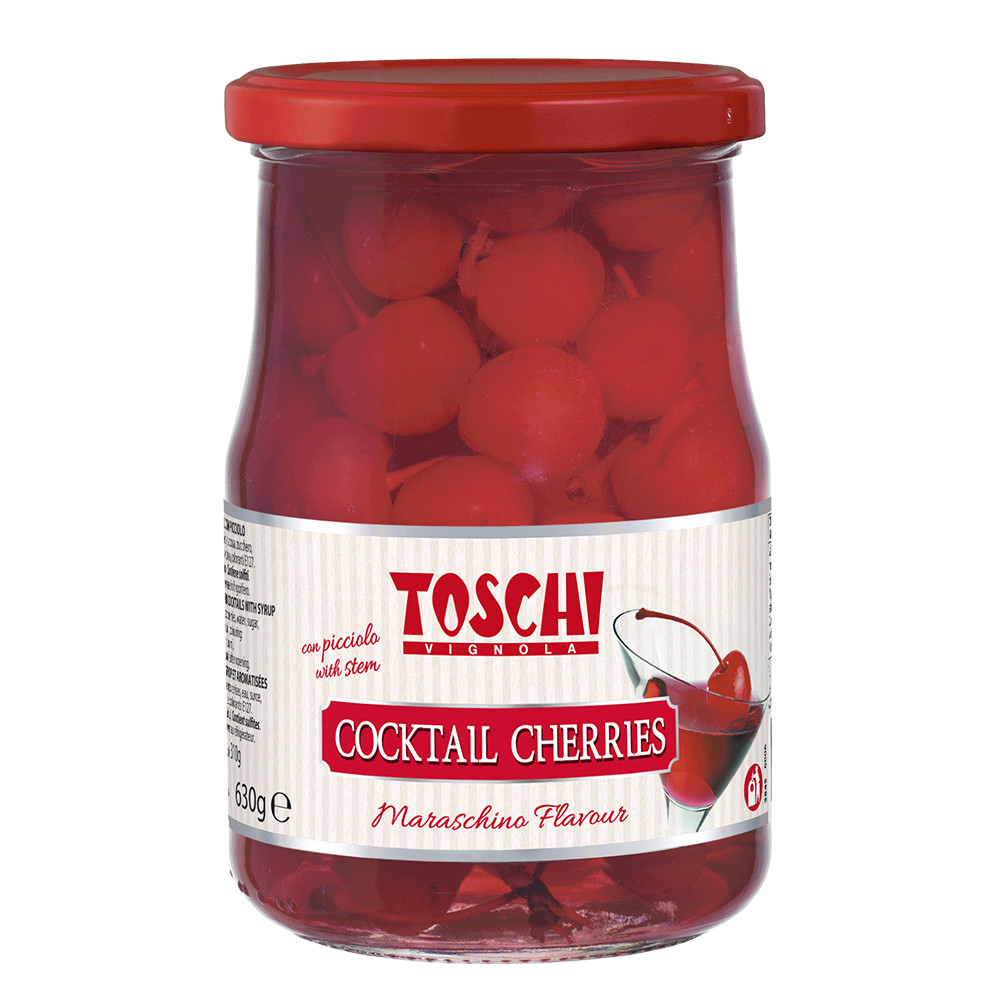 Cirese Cocktail rosii, 630g N76 Toschi