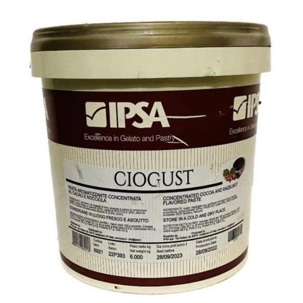 Crema concentrata de cacao si alune CIOGUST, 6kg 6921 Ipsa