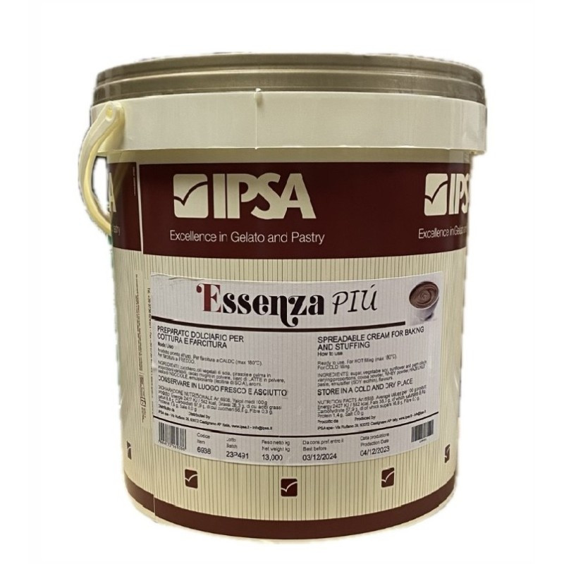 Crema termostabila de cacao ESSENZA PIU, 13kg, 6938 Ipsa