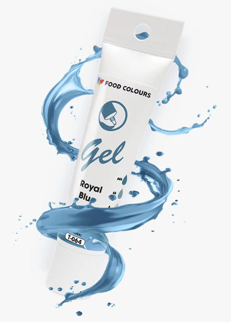 Colorant alimentar hidrosolubil gel albastru Royal, 30 g T-064 Food Colours