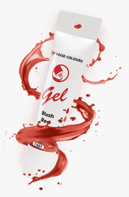 Colorant alimentar hidrosolubil gel rosu Blush Red, 30 g T-021 Food Colours