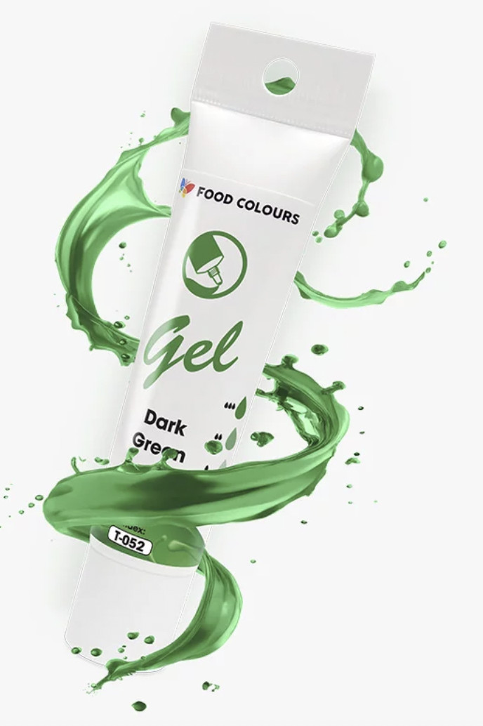 Colorant alimentar în gel Verde 30g T-052  FC