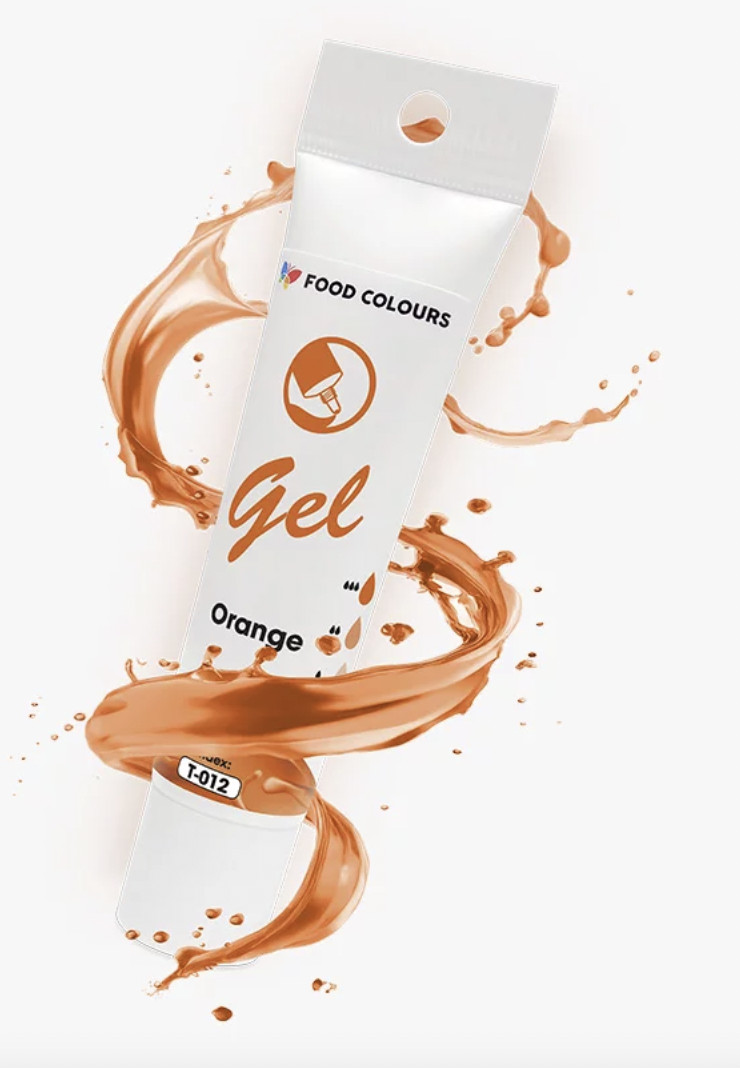Colorant alimentar în gel Portocaliu 30g T-012  FC
