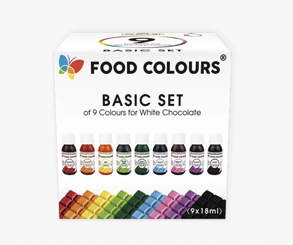 Set de 9 coloranti pentru Ciocolata OS-LC-9-SET FC