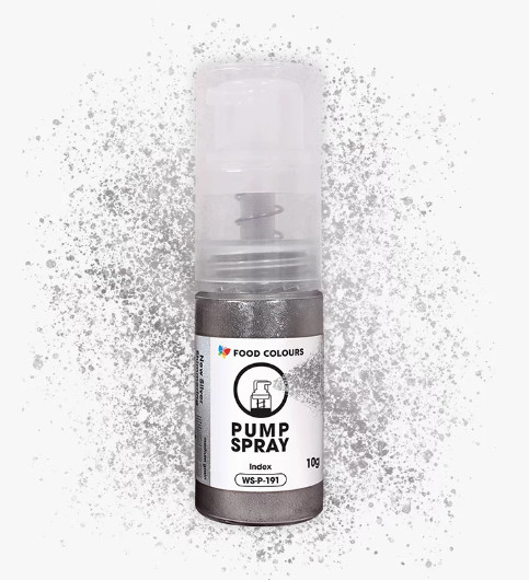 Colorant alimentar spray argintiu, 10 g WS-P-191 Food Colours
