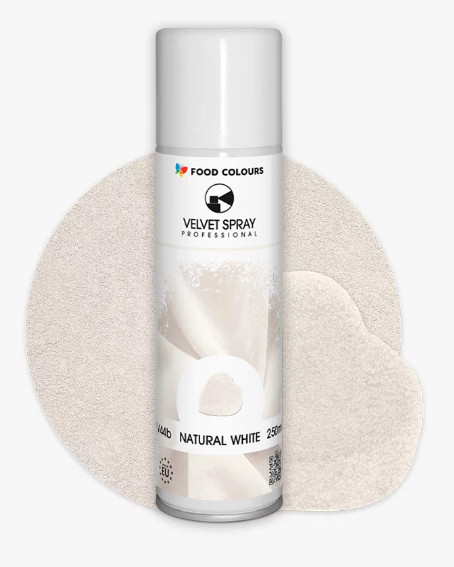 Spray colorant alimentar Velvet Alb, 100 ml V44b-1 Food Colours