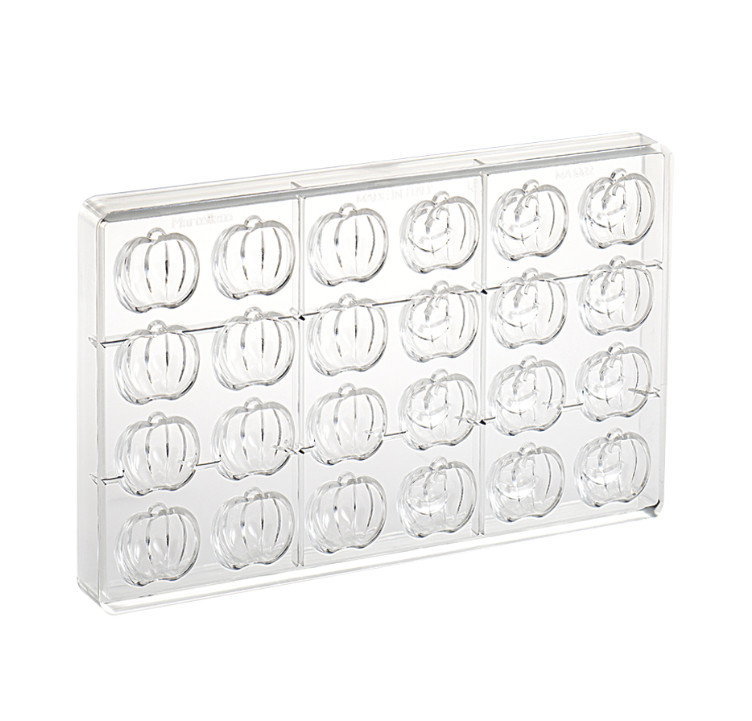 Forma din policarbonat Dovleac 34 x 31 h 15 mm, 24 cavitati 21MA1992 Martellato