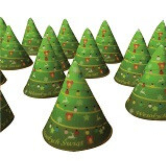 Decoratiuni din zahar pom de Crăciun cu globuri, 08030115 1 buc GPR