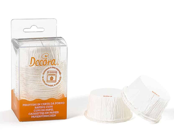 Chese albe briosa 55x35 mm, 25 buc/set 0339804 Decora
