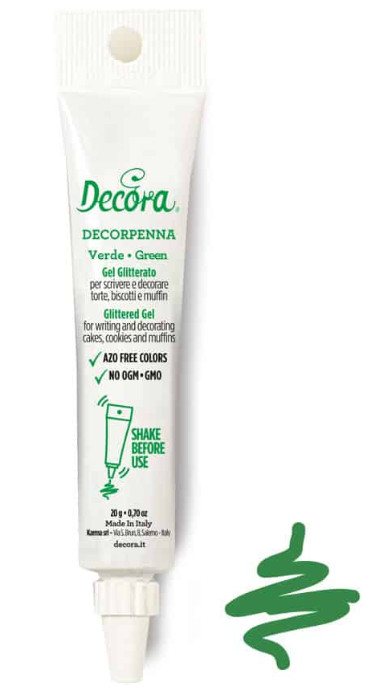 Pix decorare comestibil verde, 20g 9261727 Decora