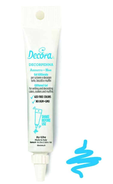Pix decorare comestibil albastru deschis, 20g 9261730 Decora