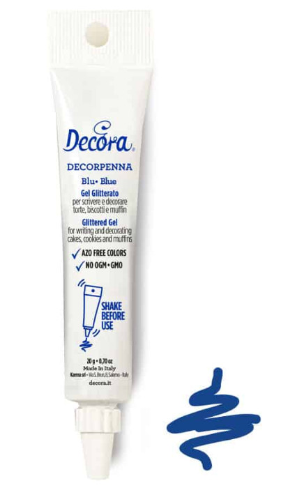 Pix decorare comestibil albastru, 20 g 9261731 Decora