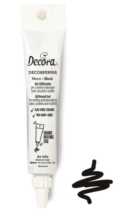 Pix decorare comestibil negru, 20 g 9261694 Decora