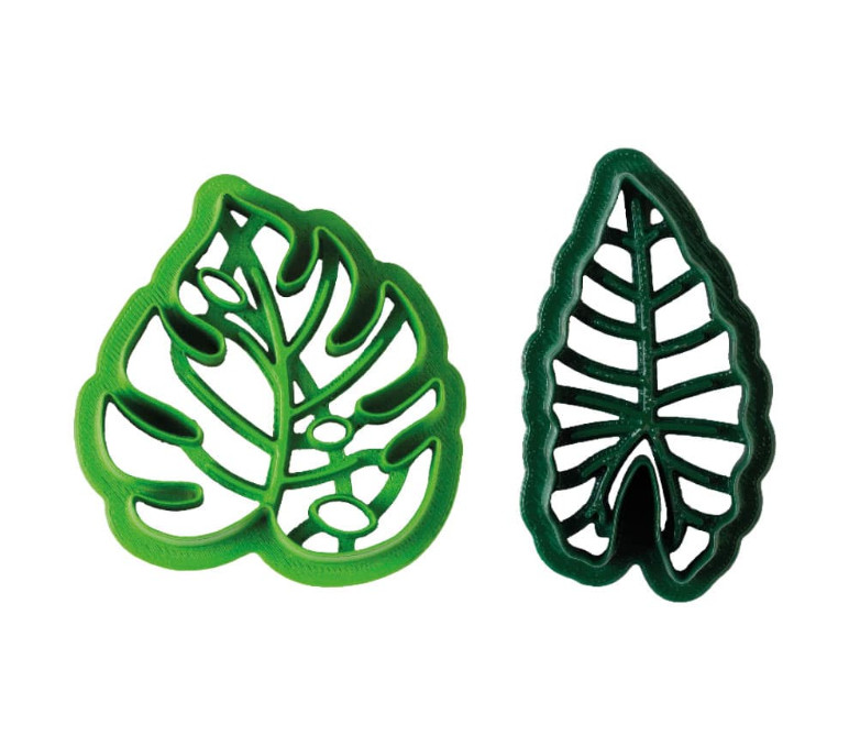 Decupatoare pentru biscuiti Frunze tropicale, set 2 buc. 0255236 Decora