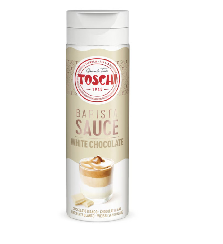 Sos barista cu gust de ciocolata alba, 500g LP54 Toschi
