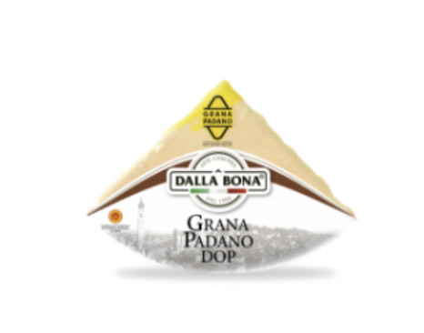 Branza Grana Padano D.O.P. 1/8, vid cca. 4,5 kg Dalla Bona