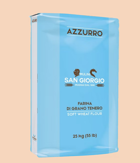 Faina pizza Napoli AZZURRO, proteina 12%, 25 kg San Giorgio