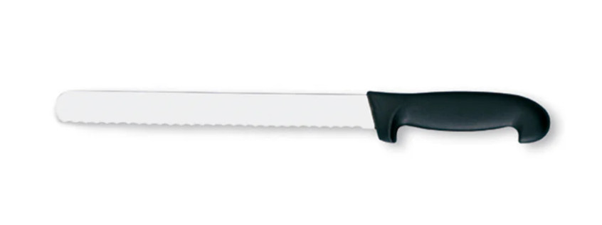 Cutit din inox pentru cofetarie cu lama zimtata 24 cm CM67777 Pavoni