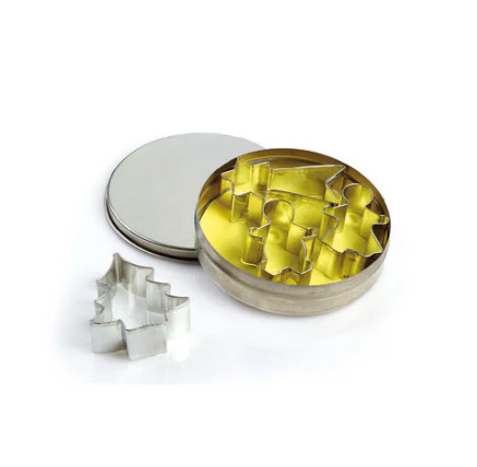 Decupatoare din inox forme de Craciun Ø5-6 cm, set 4 buc. STP44 Pavoni