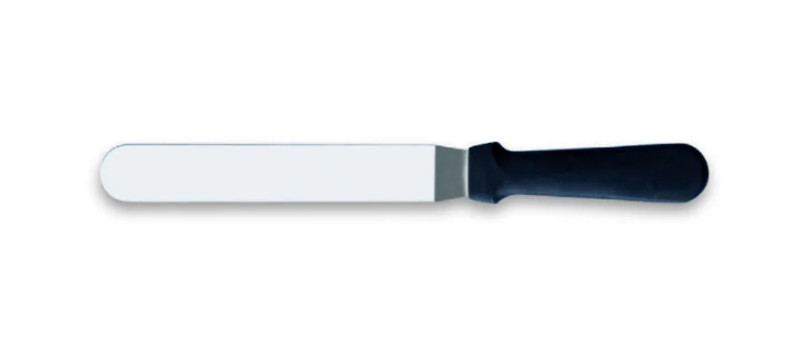 Spatula din inox unghiulara cu maner din plastic 25 cm PM64025 Pavoni