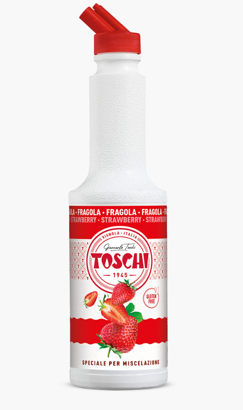 Piure de fructe Capsuni, 1L S01 Toschi