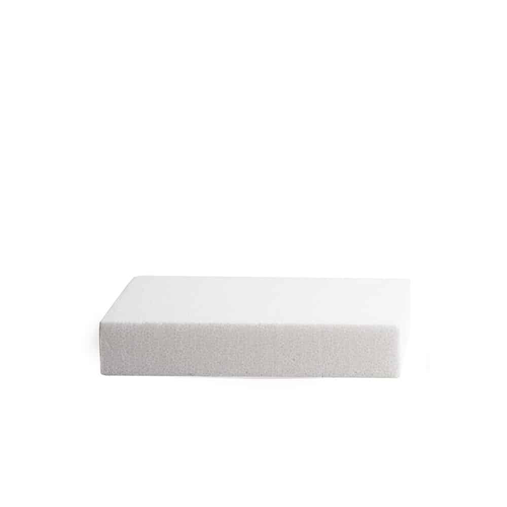Macheta tort polistiren patrata 20x20x5H cm 0173948 Decora