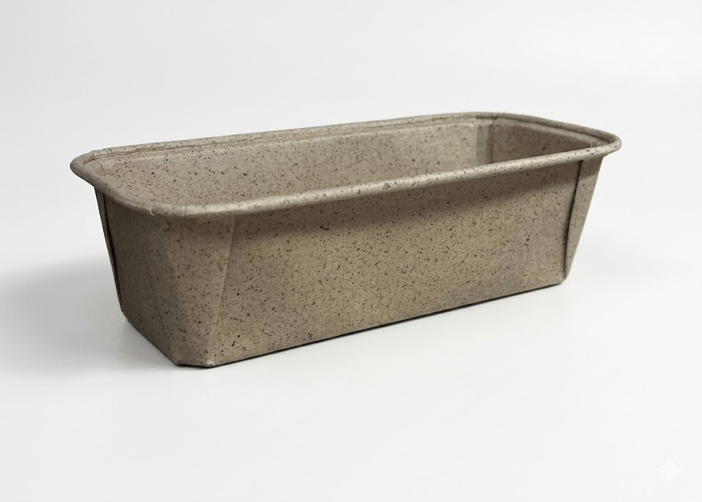 Forma de copt din hartie 158x55xH52 mm, 150g PLUMPY 158 COCOA Alfatec