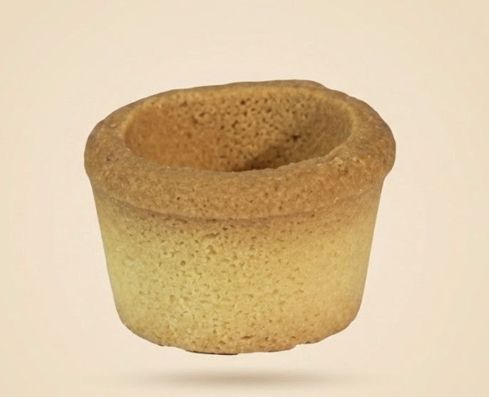 Coji de tarta rotunde clasice 100% unt, cutie 200 buc, 2 kg Palermitana