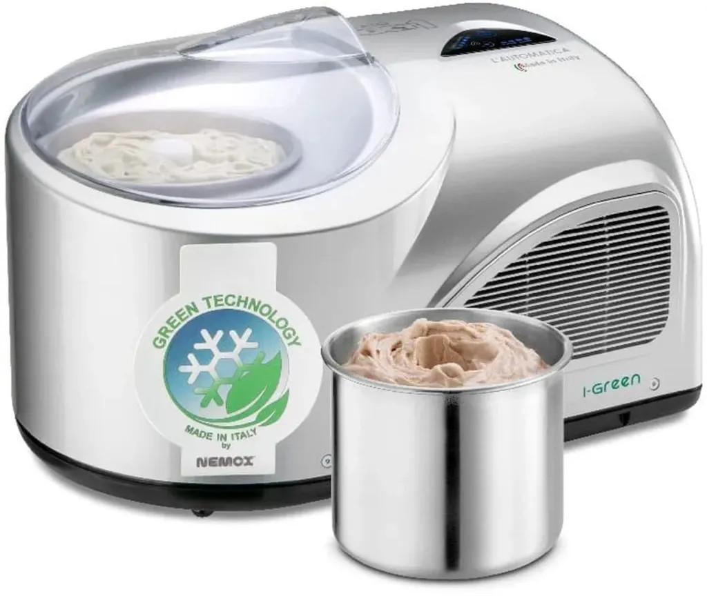 Aparat pentru preparat inghetata argintiu Gelato NXT1 I-Green Nemox