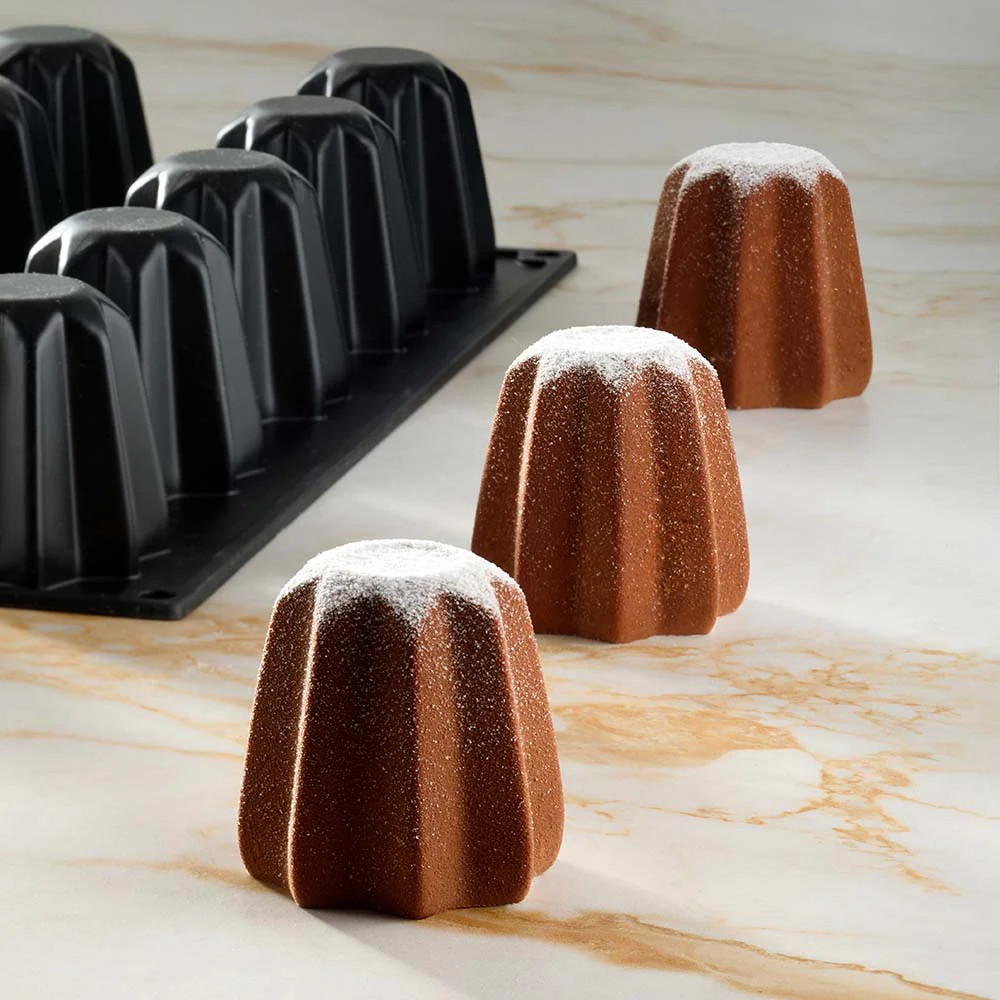 Forma din silicon Panettone 15 cavitati, Ø 6.5×h6.5 cm, 40x30 cm PX43114 Pavoni