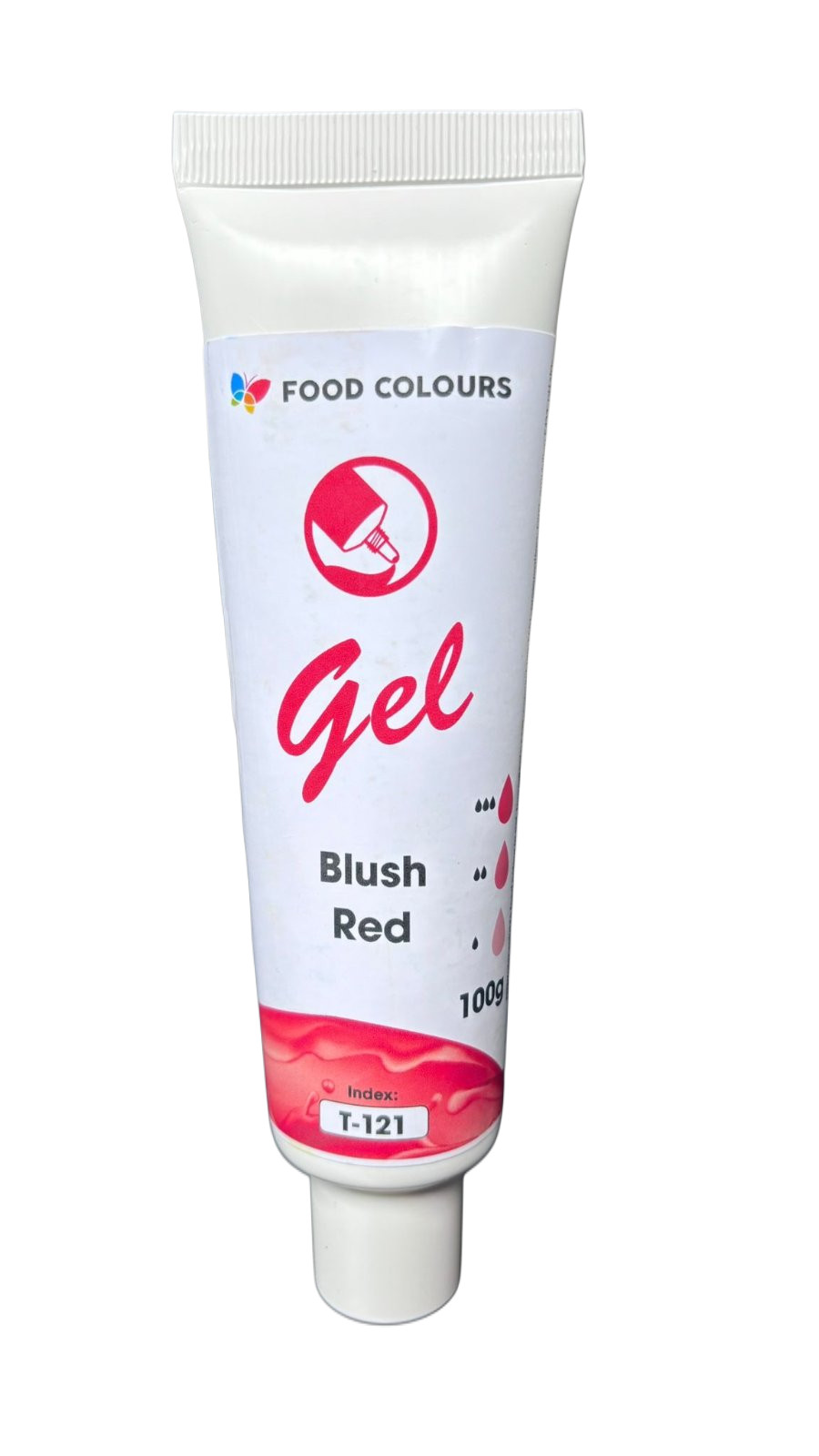 Colorant alimentar hidrosolubil gel rosu deschis, 100 g T‑121 Food Colours