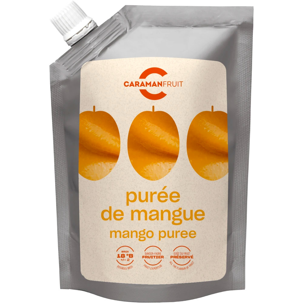 Piure de mango ambiental indulcit, 1 kg Caraman