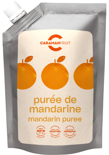 Piure de mandarine ambiental indulcit, 1 kg Caraman