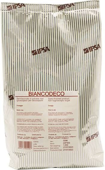 Zahar decorativ rezistent la umiditate BIANCODECO, 1kg, 5590 Ipsa