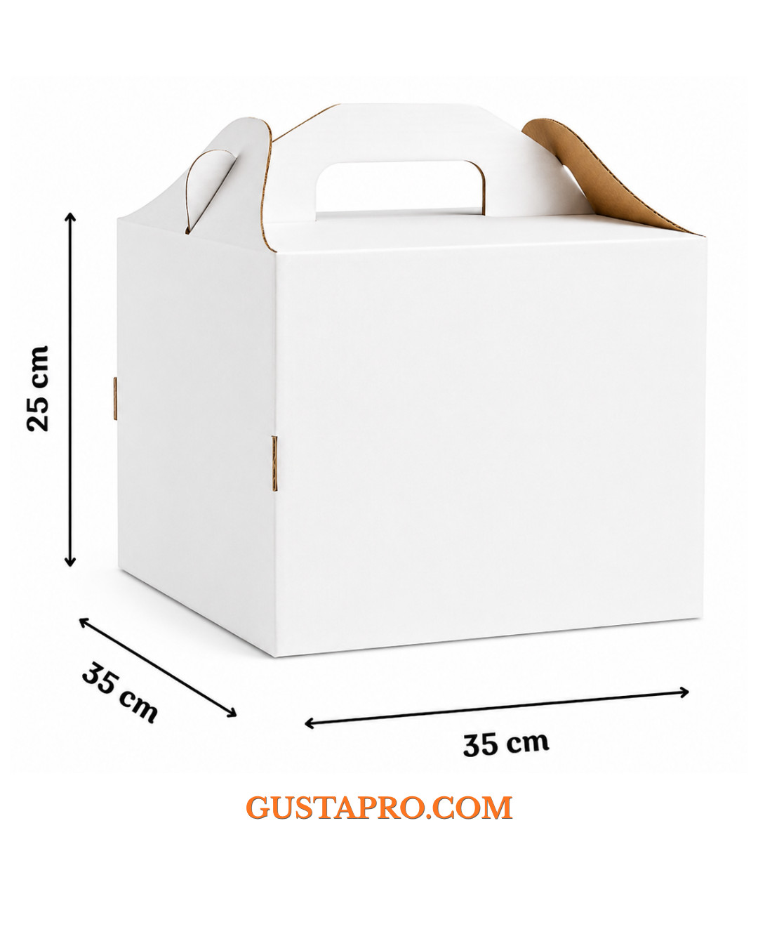 Cutie pentru tort rigida 35x35x25 cm Gusta Pro