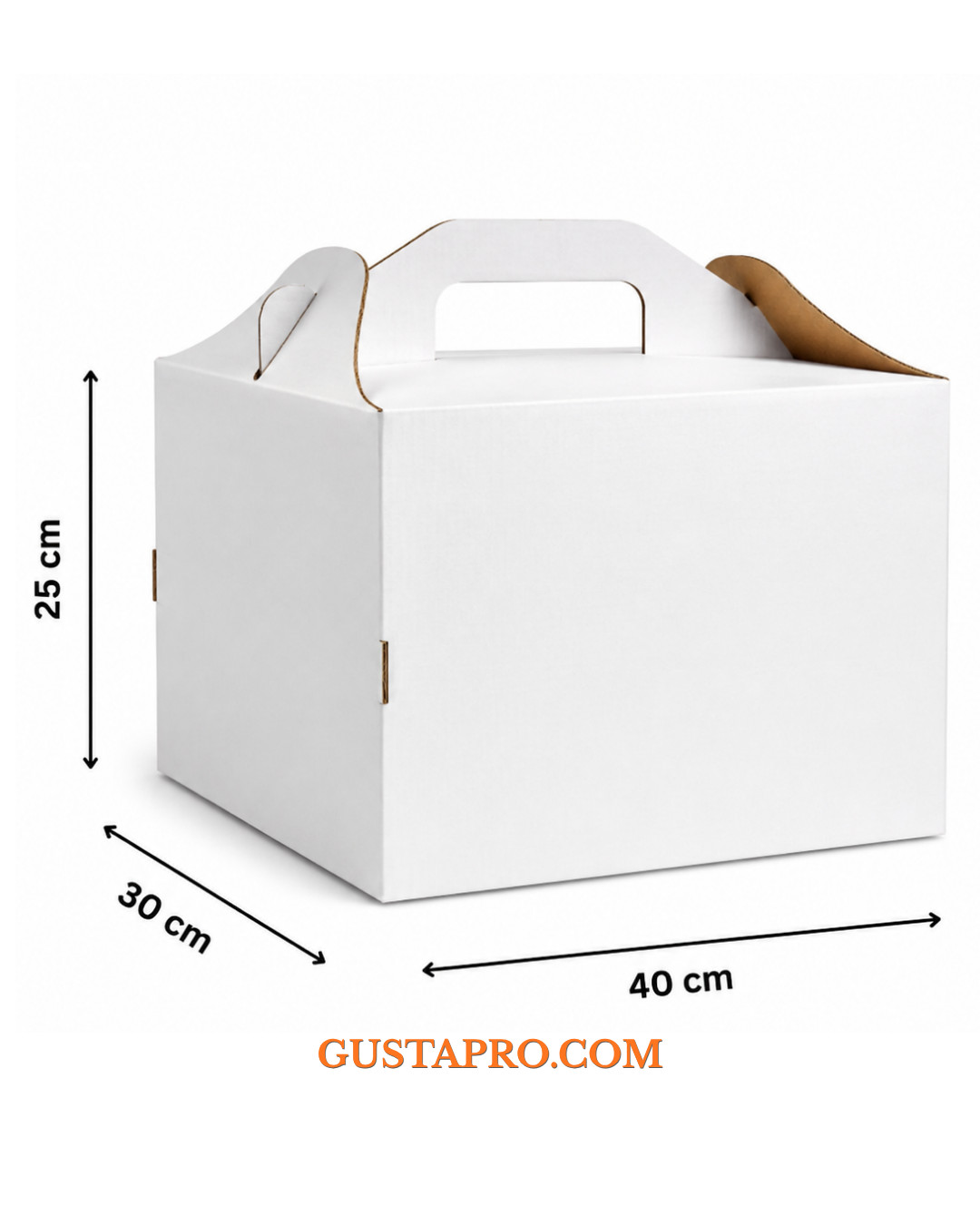 Cutie pentru tort rigida 30x40x25 cm Gusta Pro