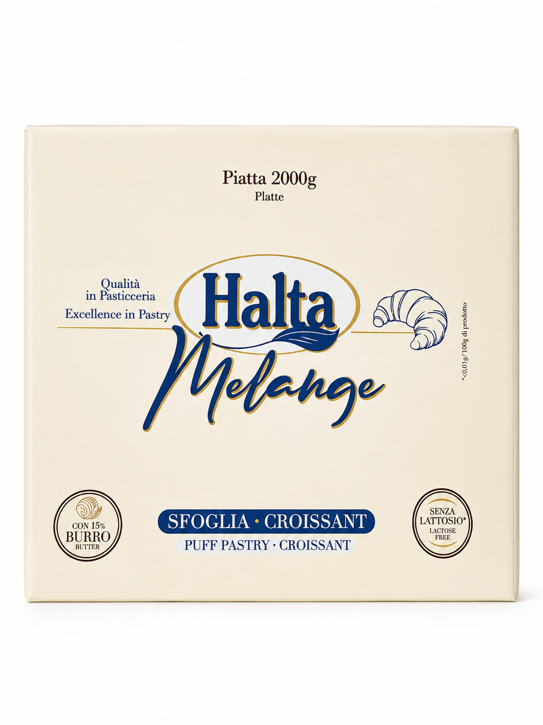 Margarina melanj foietaj cu unt 15% HALTA MELANGE, 2kg, 01011 Ipsa