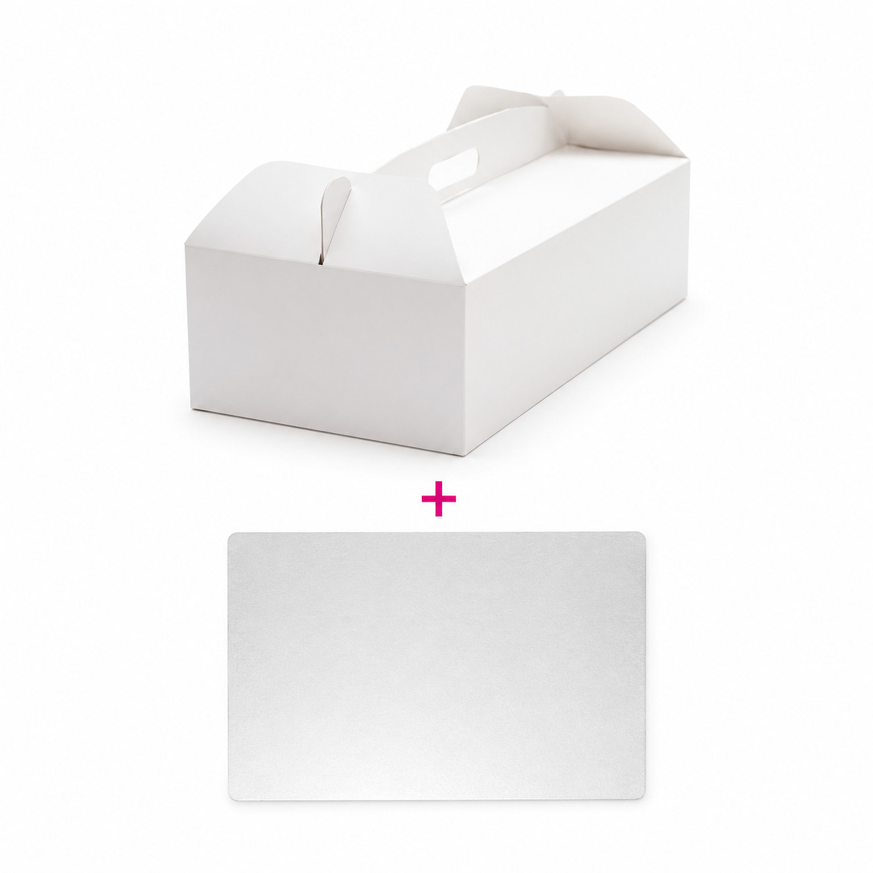 Set cutie tort 31x16x12h cm/suport tort Ø cm 31x16x H3 mm 0340111 DER