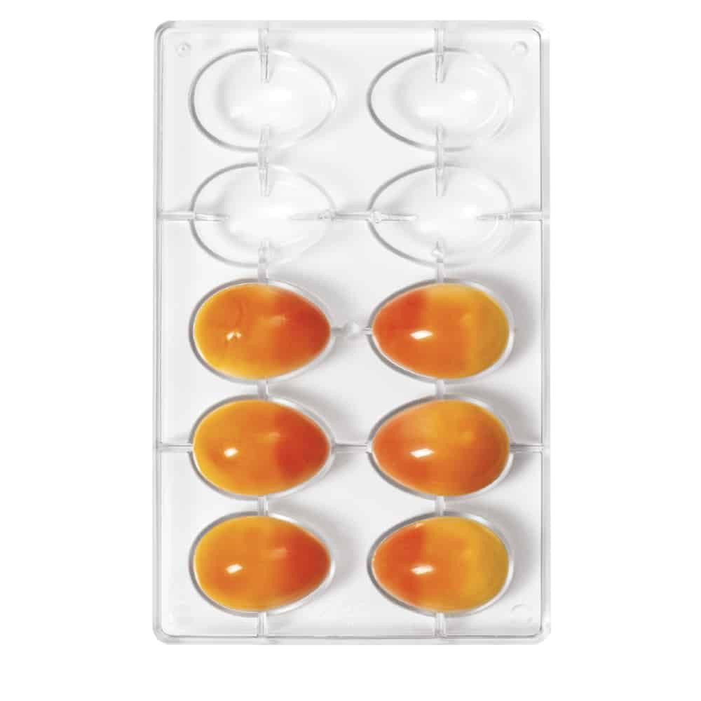 Matrita policarbonat ciocolata OU, 130 g, 2 cavitati 0050054 Decora