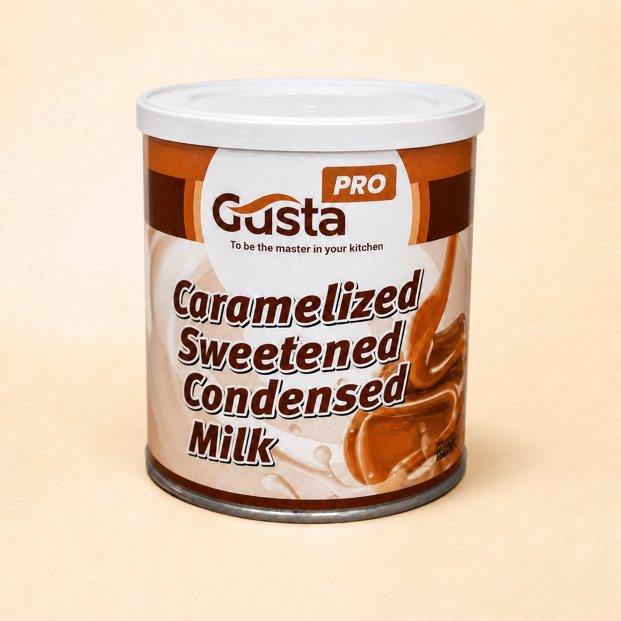 Lapte condensat caramelizat 1kg GustaPro
